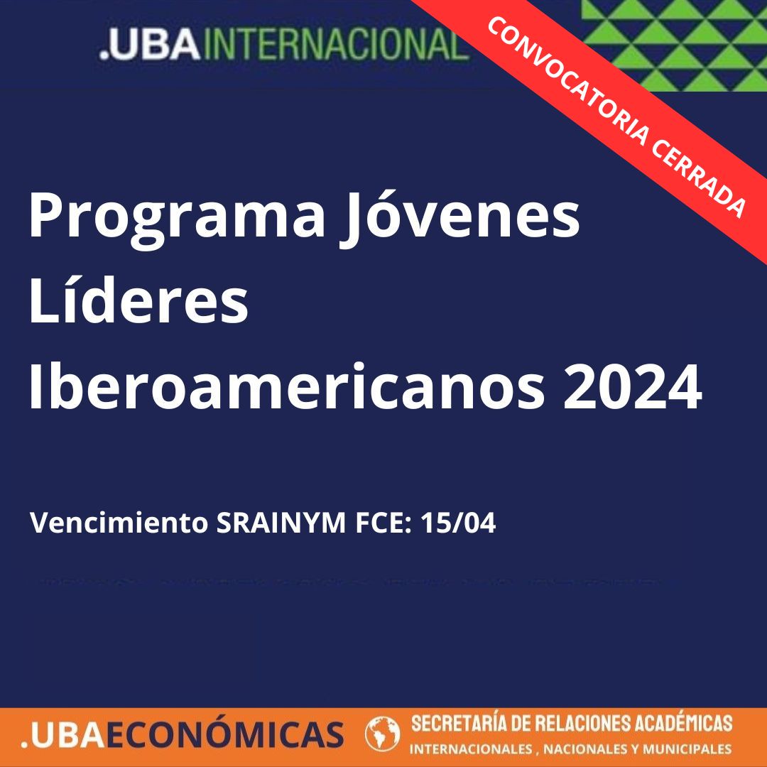 Programa Jóvenes Líderes Iberoamericanos 2024