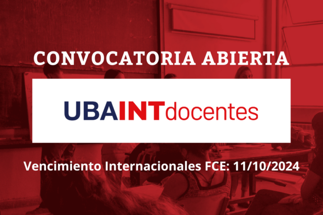 Programa UBAINT Docentes – 1er Semestre 2025